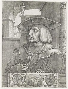 Emperor Maximilian I — Lucas Van Leyden