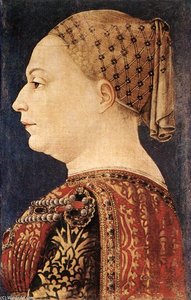 Portrait Of Bianca Maria Sforza — Bonifazio Bembo