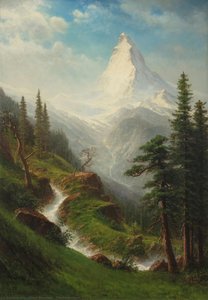 The Matterhorn — Albert Bierstadt, Hudson River School