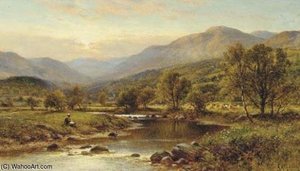 View Of Festiniog, North Wales — Alfred I Glendening