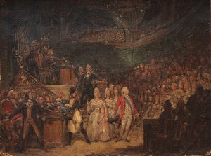 Louis Xvi, Marie-antoinette Et Le Dauphin Se Réfugiant À L'assemblée Législative — Жозеф Дезире Кур