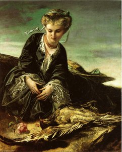Das Mädchen mit dem Vogel