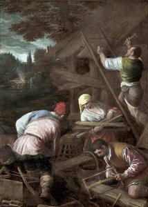 The Sacrifice Of Noah — Jacopo Bassano The Elder, Baroque