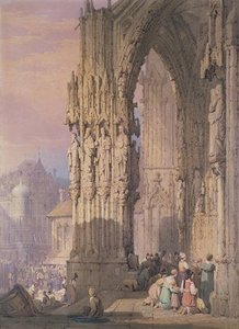 Porch Of Regensburg Cathedral — Samuel Prout