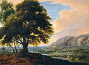 Landscape With Shepherd — Jacques D' Arthois, Baroque