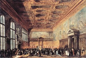 Audience Granted By The Doge — Francesco Lazzaro Guardi