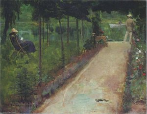 A Grey Summer's Day — Sir John Lavery