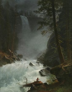 A Stream In The Rocky Mountains — Albert Bierstadt, Hudson River School