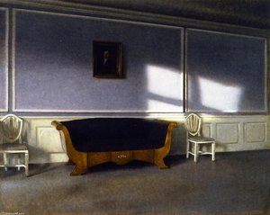 Sunshine In The Drawing Room Iii — Vilhelm (hammershøi)hammershoi, Symbolism