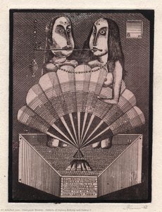 Exlibris Of Helena Bobsky And Valery T. — Oleksandr Aksinin