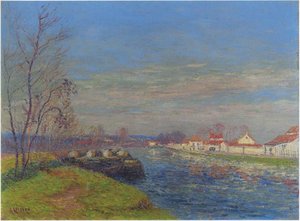 Saint Mammes At Moret — Gustave Loiseau