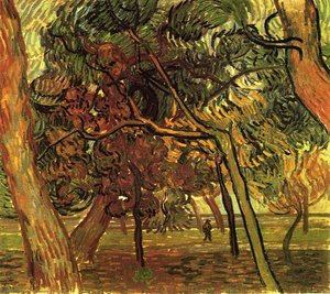 Study Of Pine Trees — Vincent Willem Van Gogh, Post-impressionism