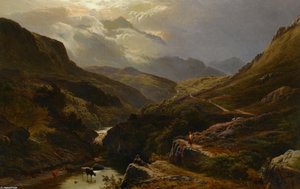 The Road To Loch Turrett — Sidney Richard Percy