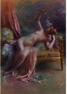 Lying Nude — Delphin Enjolras, Romanticism