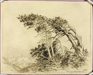 Untitled (transfer drawing for The Home of the Winds [no. 1])