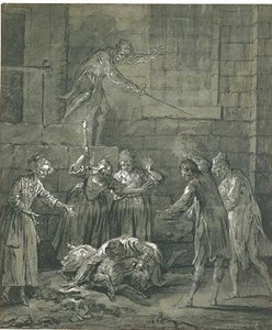 The Rapinière Falls On The Goat — Jean-baptiste Oudry