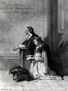 Marguerite In Church Listening To The Dies Irae — Achille D'orsi