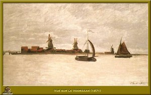 Vue Sur La Voorzaan — Claude Monet