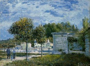 The Watering Place At Marly — Alfred Sisley