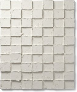 Monolithic Echoes Of Eroded Geometry In A Timeless Alabaster Relief — David Moreau