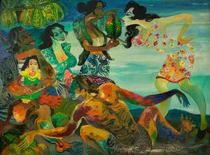 Durian Seller — Hendra Aprida Gunawan, Contemporary Realism