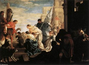 A Scene From Roman History — Sébastien Bourdon, Baroque