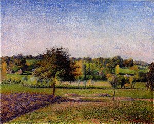 Meadows At Eragny. — Camille Pissarro