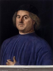 Portrait Of A Man — Alvise Vivarini (luigi Vivarini), Early Renaissance