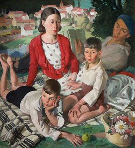 The Family — Bernard Fleetwood-walker, Contemporary Realism