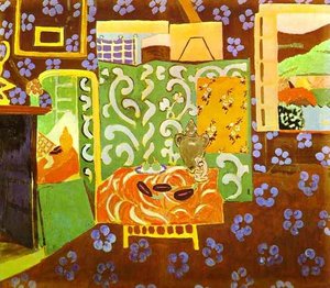 Interior In Aubergines — Henri Matisse, Fauvism