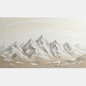 Ethereal Monoliths In Sculptural Relief: A Meditative Study Of Silent Alpine Peaks — David Moreau