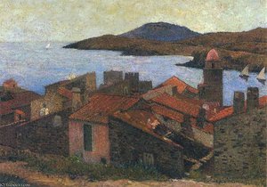 Port Du Collioure — Henri Jean Guillaume Martin