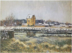 Waterfall At Saint Martin - Pontoise — Gustave Loiseau