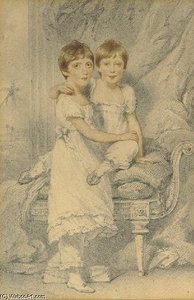 Charlotte And Henrietta Edmonstone — George Chinnery