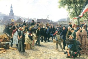 Ankunft Seiner Majestät In Saarbrücken — Anton Fon Verner