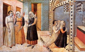 Scenes From The Legend Of Saint Peter Martyr. A Miracle — サノ・ディ・ピエトロ