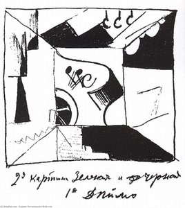 Green And Black — Kazimir Malevich