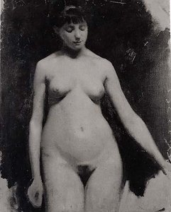 Female Nude, (painting) — Abbott Handerson Thayer