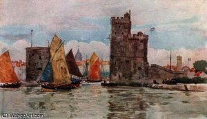 Entrance To The Harbor, La Rochelle — Herbert Menzies Marshall