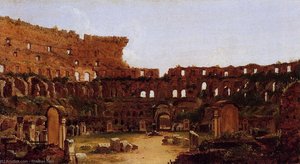 Interior Of The Colosseum, Rome — Thomas Cole, Romanticism
