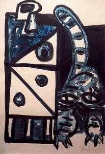 Blue Cat — Oscar Dominguez