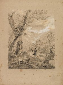 Landscape With Indian