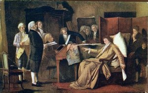 Mozart Directing His Requiem On His Deathbed — Mihály Munkácsy
