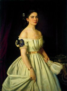 Portrait Of Princess Catherine Alekseevny Vasilchikova — Ivan Nikolaevich Kramskoy, Realism