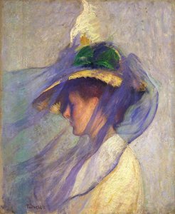 The Blue Veil — Edmund Charles Tarbell
