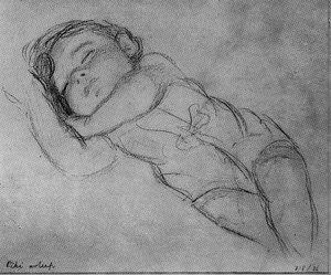 My Son, Enriquito Sleeping — Jorge Apperley (george Owen Wynne Apperley)