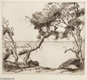 Coastal Trees — Alfred Heber Hutty