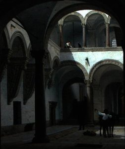 Courtyard of the Palazzo Fava