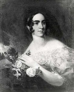 Eliza Birch Veacock, The Artist's Daughter, (painting) — Emanuel Gottlieb Leutze