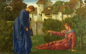 The Garland Makers (triptych, centre panel)